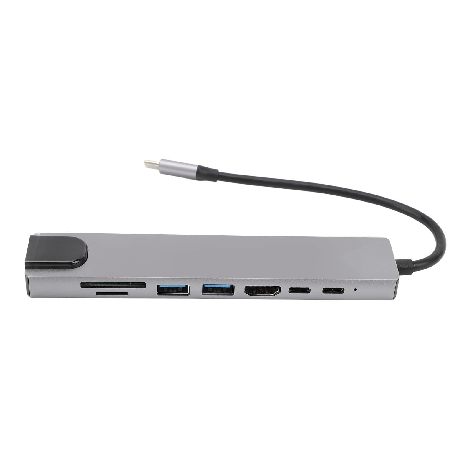 8-in-1 USB C Hub With 4K HDMI, 87W PD Charging, Ethernet, SD Card Reader - MacBook & Windows Compatible