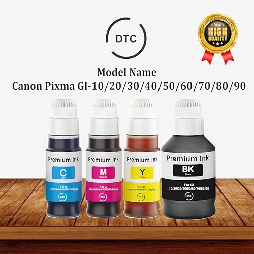 Image of Duplex DTC GI- 70 Refill Ink Compatible for Canon PIXMA G1020, G2020, G2021, G2060, G3020, G3021, G3060 Printers (GI-70 Black Ink 1 Pcs)