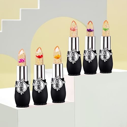 Asuso Color Changing Lipstick,Crystal Flower Lip Gloss thumb #4