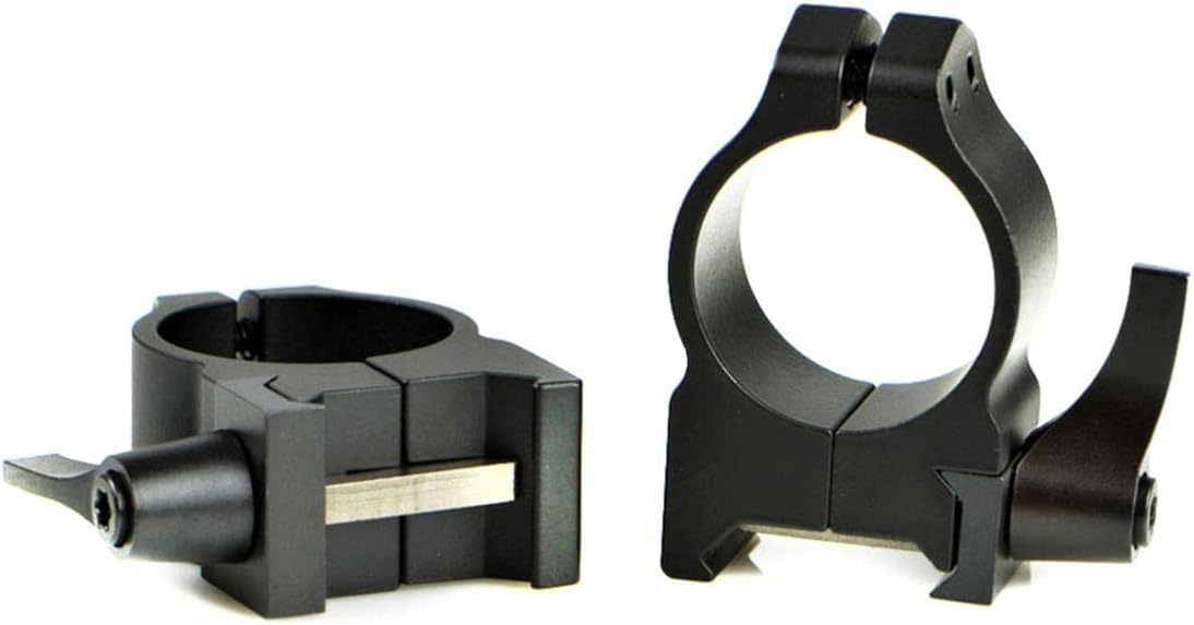 WARNE 200LM Maxima Quick Detach Scope Rings, Sintered Steel, Vertical Split, 1 inch, Low Matte