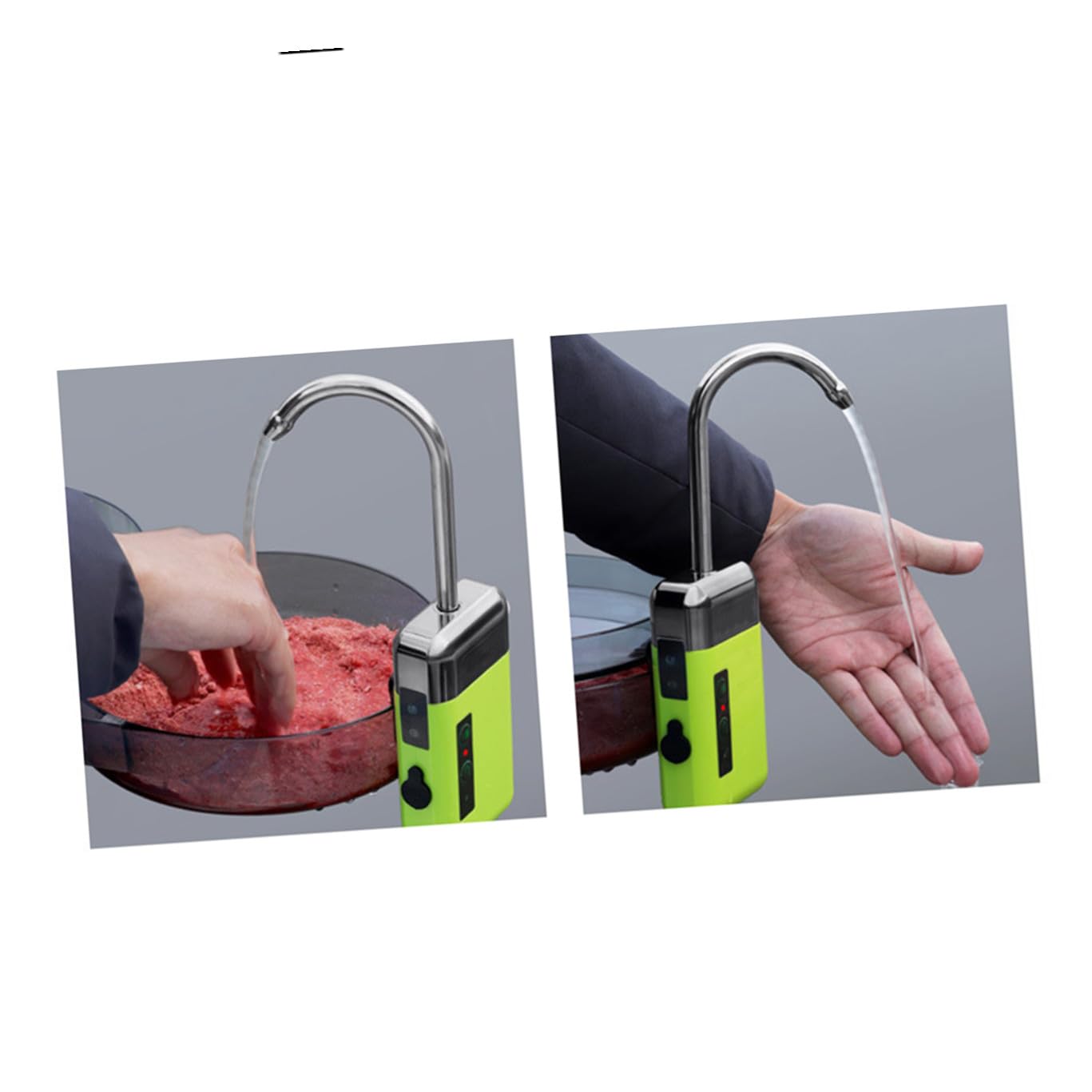 BESPORTBLE Pompe à Rechargeable pour Aquarium Et Étang Système Aération Pompage Induction Accessoire Multifonctionnel pour Hydroponie Et Couleur Verte