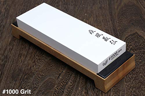 Yoshihiro Professional Grade Toishi Japanese Whetstone Knife Sharpener Water Stones (#1000 girt) - Thumbnail 2