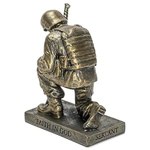 Dicksonsdutyfaithgodprayingsoldier5inchgoldresinstonetabletopfigurine  Urban Country Home Decor Dicksons duty faith god praying soldier 5 inch gold resin stone table top figurine  urban country home decor
