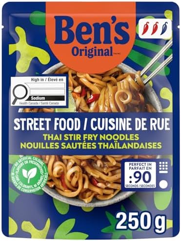 BEN'S ORIGINAL STREET FOOD Thai Stir Fry Noodles Entrée for 1, 250 g