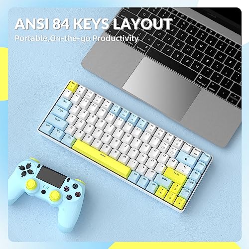 Teclado Mecánico RK-84 Compacto USB-C RGB miniatura 3