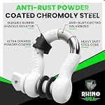 Rhino USA 3/4" D Ring Shackles (2-Pack) - 41,850lb Break Strength - Image 2