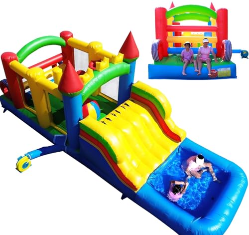 25FT Dual Lane Water Slide Course