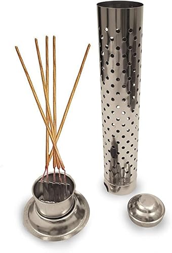 Whopperonline Stainless Steel Incense Stick Holder With Ash Catcher thumb #2