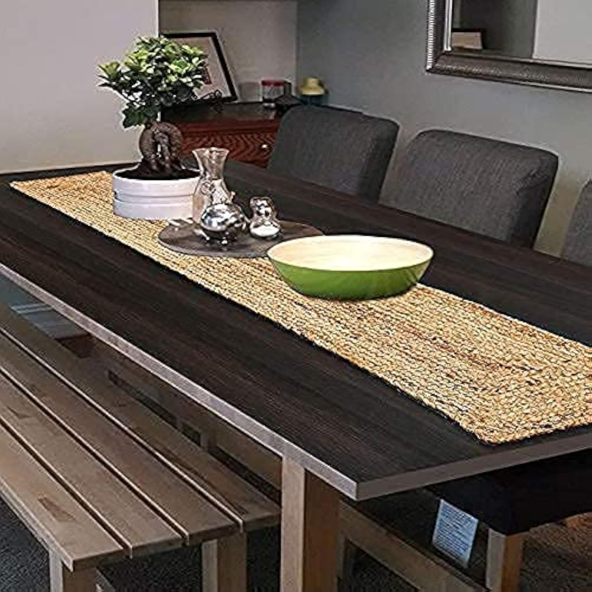Jute Heat Resistant Dining Table Runner