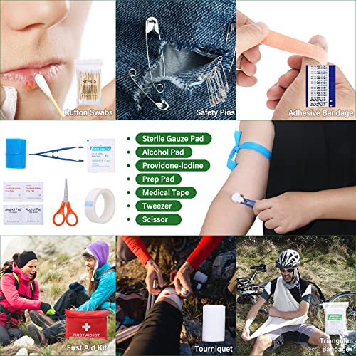 Tomshoo Compact Emergency Survival Kit, First Aid Kit With 142Pcs Professional Survival Gear And Equipment, For Adult Boat Hunting Camping Hiking Outdoor Adventure Earthquake #TOP6