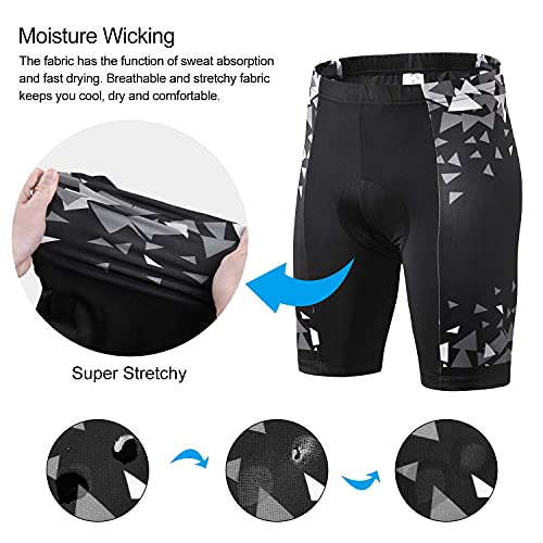 INBIKE Ropa Ciclismo Hombre Verano Trajes de Ciclismo Equipacion Bicicleta Maillot MTB+ Culote Bicicleta 3D Badana Gel(XXL) - imagen 8