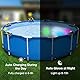 2 Stück Solar Poolbeleuchtung Licht, Solarbetriebene Unterwasser LED Pool Lichter mit Fernbedienung, IP68 Wasserdichte Schwimmbad Beleuchtung 16 Farben, für Oberirdische, Unterirdische Pool, Teich