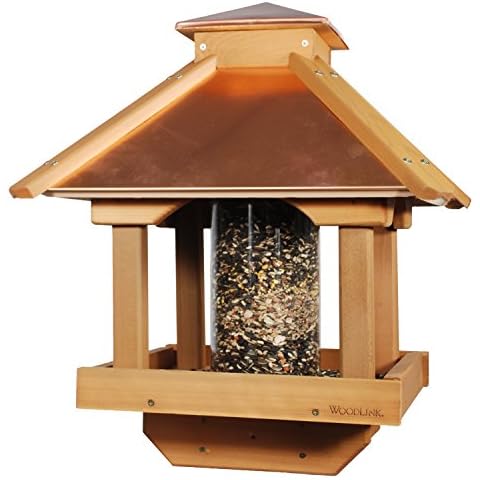 Woodlink COPGAZEBO Coppertop Wood Gazebo Bird Feeder Cover