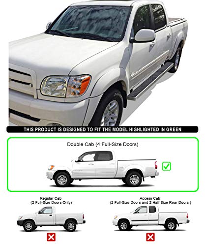 Estribos de acero inoxidable APS 5in para Toyota Tundra miniatura 2