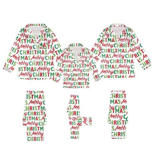 Pyjama de Noël famille anti-froid pour habiller enfant et parents en hiver