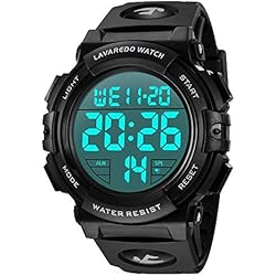 Ofertas De Alarmas Reloj Digital para Hombre – Relojes Militares Deportivos 5 ATM Impermeable al Aire Libre Cronógrafo Militar Relojes de Pulsera para Hombres con Luz Trasera LED, Alarma, Fecha, a Prueba de Golpes