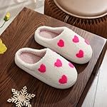 Hausschuhe Damen Plüsch Winter, Warme Pantoffeln Herren Slippers Damen, Flauschige weiche rutschfeste hauspantoffeln damen – Bild 2