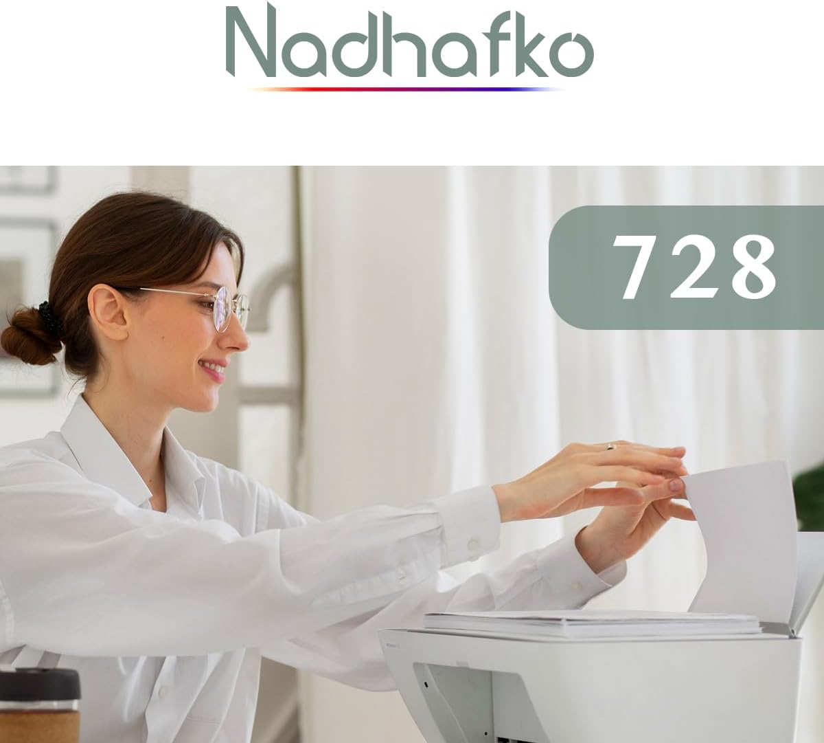 DesignJet 728 Matte Black (2-Pack) Replacement for HP 728 Matte Black 300-ml Ink Cartridge, F9J68A use for DesignJet T830 MFP & T730 Large Format Plotter Printers