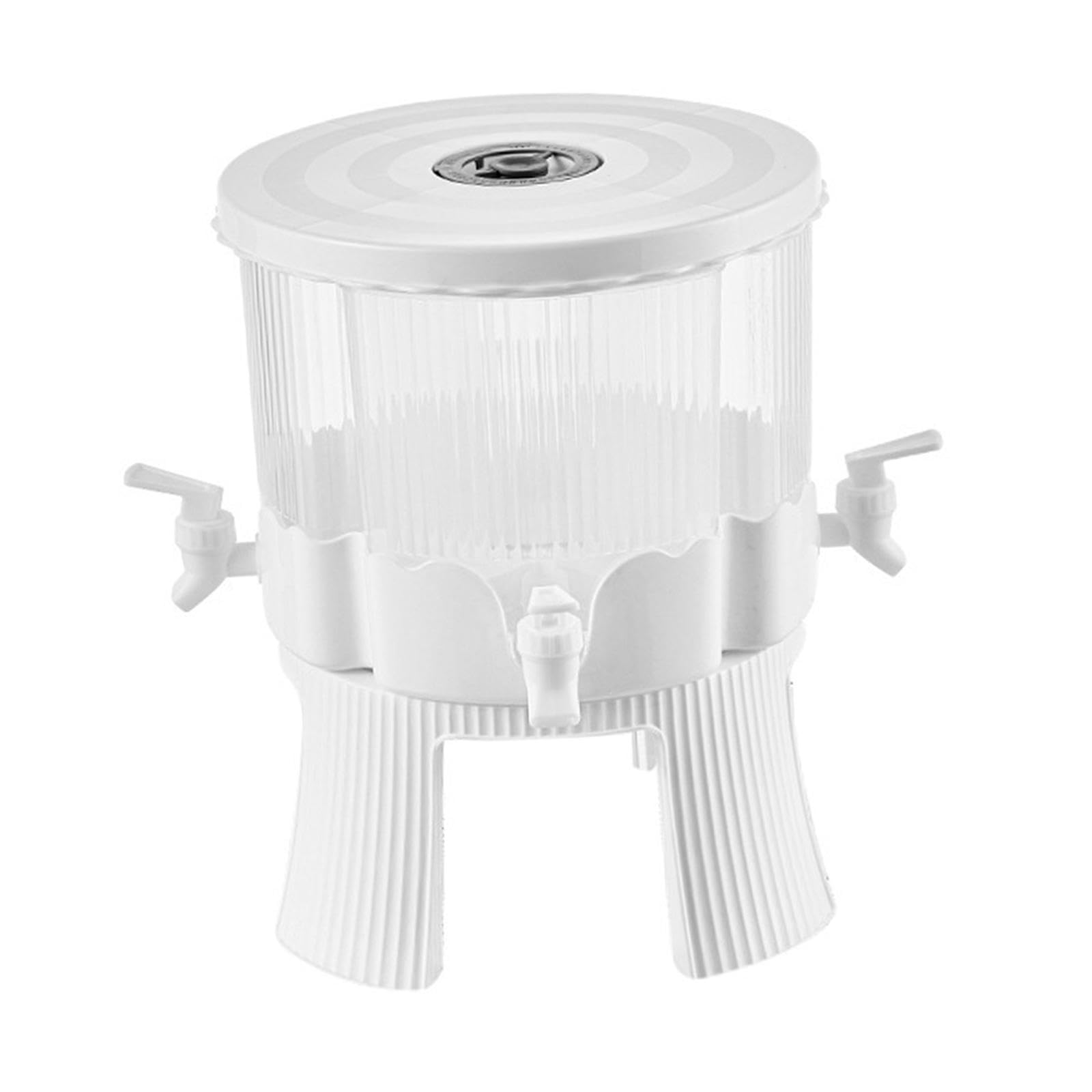 Dispensador De Bebidas De 5,3L Giratorio Con Grifo - Ideal Para Jugos, Té Helado, Limonada Y Fiestas