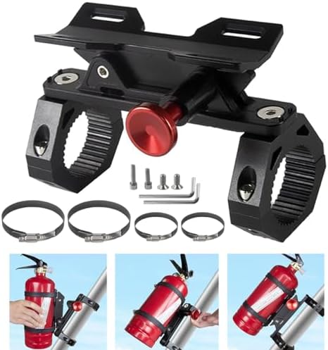 UTV Fire Extinguisher Holder Kemimoto – Adjustable Quick-Release - View #7