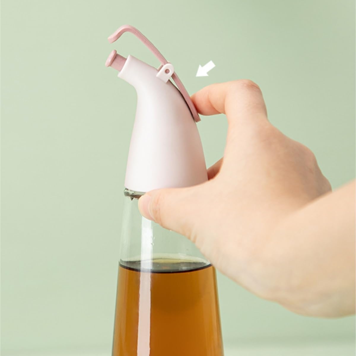Dispenser per Salsa di Soia Nessun Olio da Cucina Domestico Serbatoio Olio Salsa di Soia Aceto Condimento Bottiglia Set da 2 Pezzi Contenitore Dell'olio
