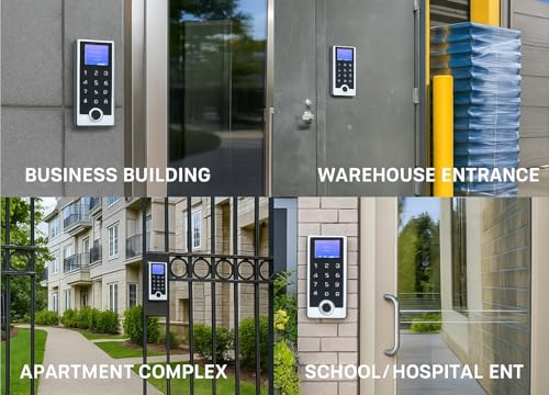 Control de acceso de acero inoxidable IP68 impermeable con entrada Wiegand 26 8