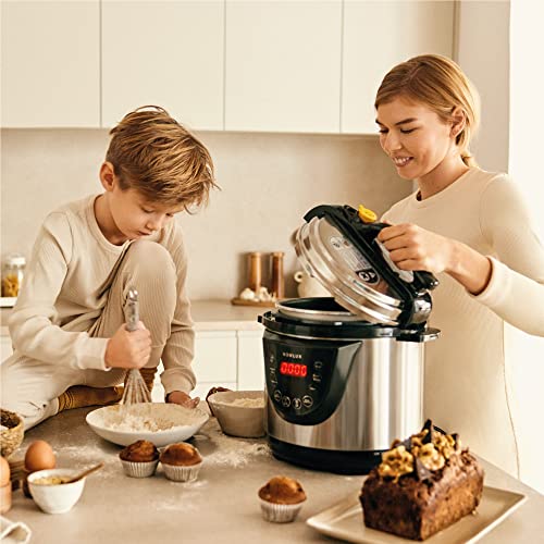 NEWLUX-Olla-Programable-6L-Chef-Pot-V110-Ollas-a-Presion-Electrica-10-Menus-1000W-Programable-24-h-Preserva-el-Calor-Efecto-Presurizacion-Sistema-Duopresion-Cubeta-100-Antiadherente NEWLUX-Olla-Programable-6L-Chef-Pot-V110-Ollas-a-Presion-Electrica-10-Menus-1000W-Programable-24-h-Preserva-el-Calor-Efecto-Presurizacion-Sistema-Duopresion-Cubeta-100-Antiadherente