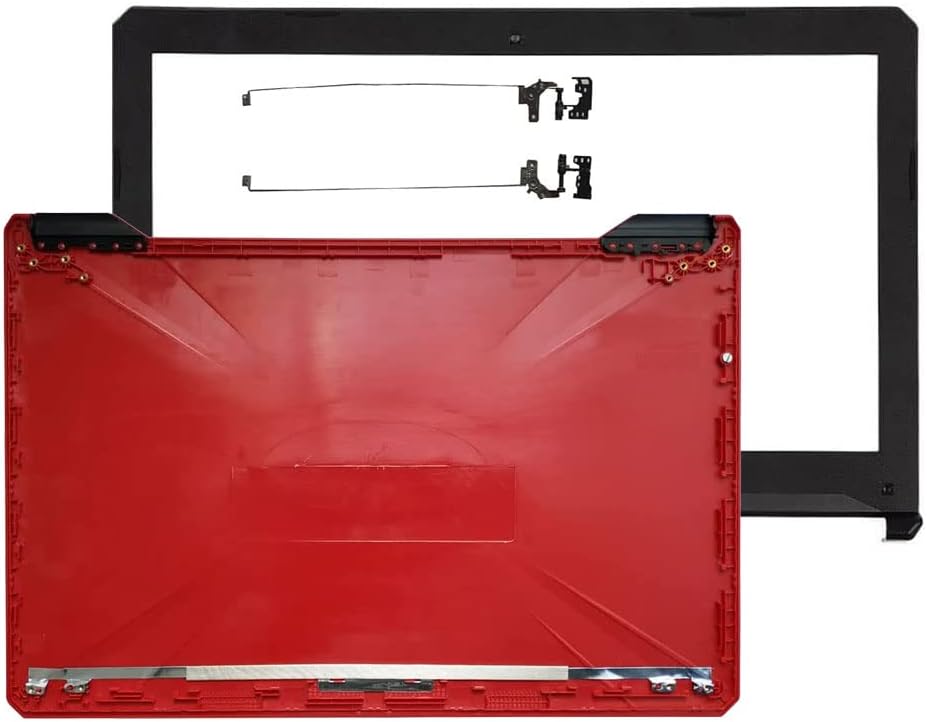 Laptop Replacement LCD Top Back and Front Bezel Cover Case and Screen Hinges for Asus FX80 FX504