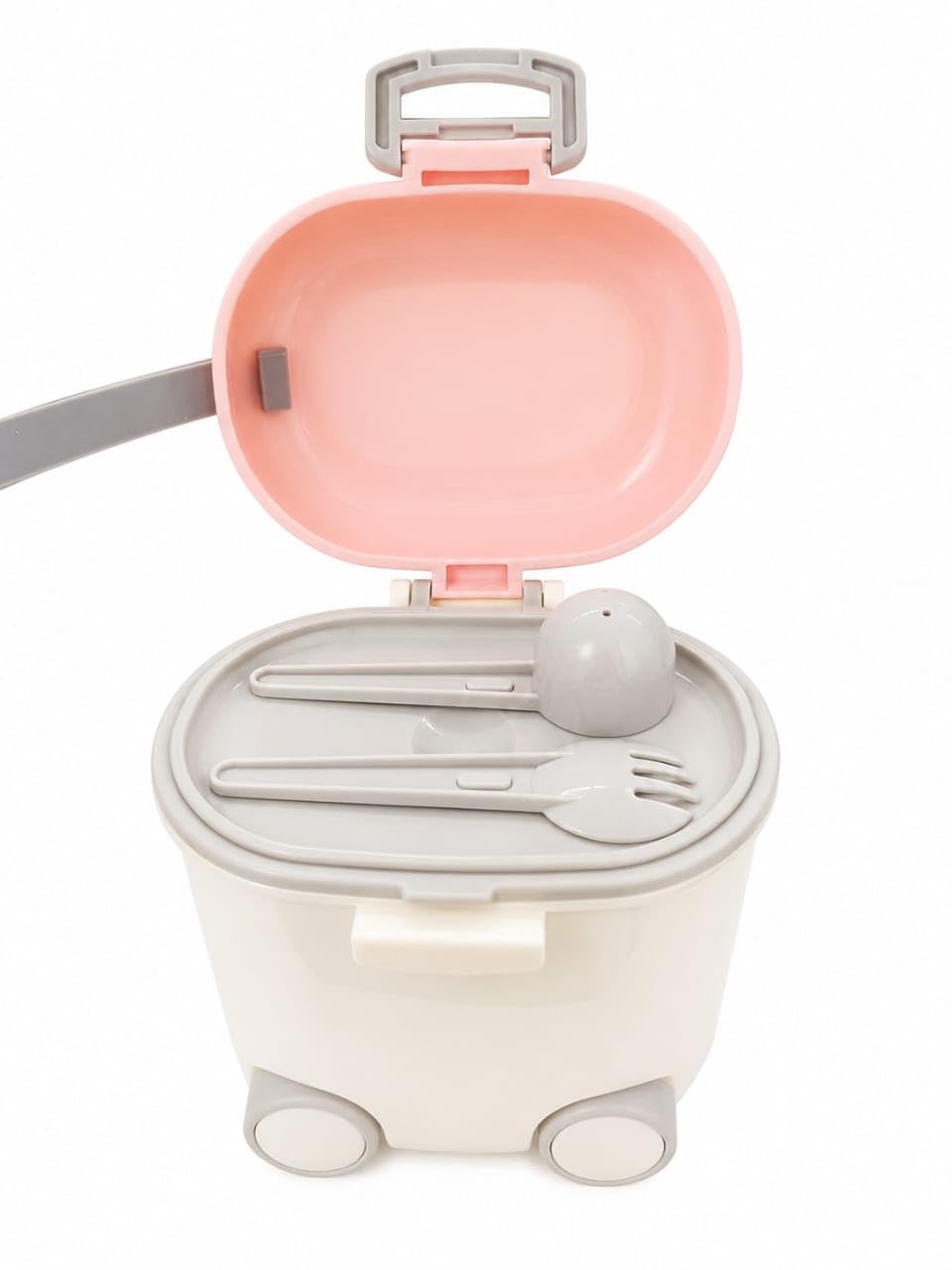 Formula Milk Container for Baby Milk Powder Container with Scoop Holder, Portable Formula Dispense, Airtight First Feed Baby Food Storage Container/Box for Travel 200 Grams-image-29
