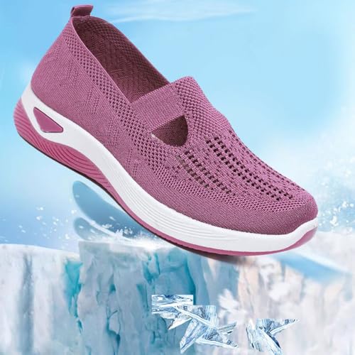 Orthopedic Womens Walking Shoes for Balance Orthopedic Shoes for Women Women's Comfortable Breathable Knitted Sneakers3