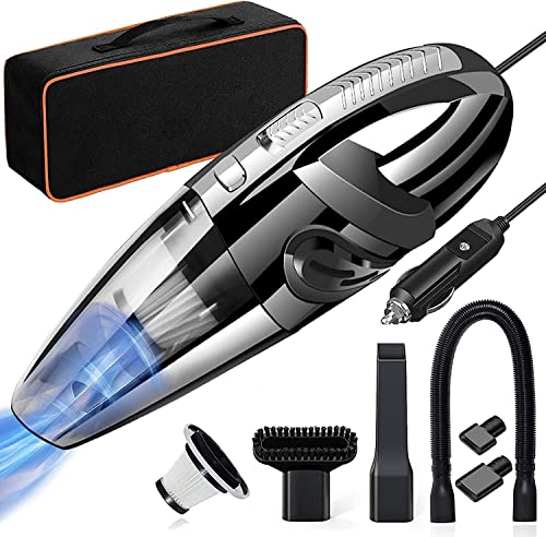 Image of Owme Powerful Portable & High Power 12V Car Handheld Vacuum for Car and Home Wet and Dry Car Vacuum Cleaner 12V (AX-6612)