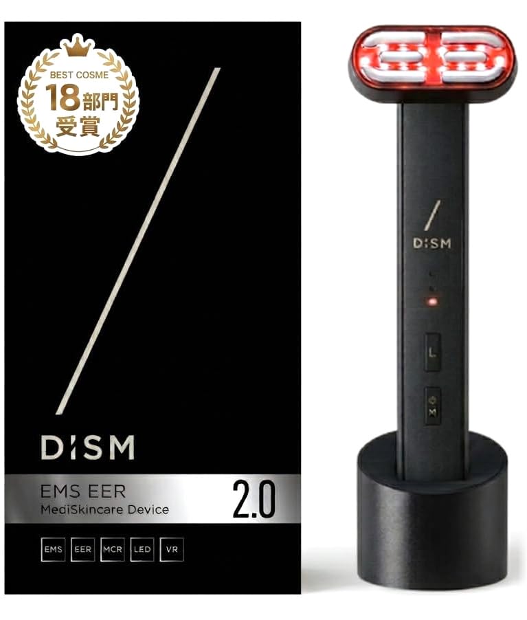 美顔器 EMS EER リフトアップ スキンケアデバイス 医師監修 1台8役 多機能美顔器 美容医療発想 DISM ディズム