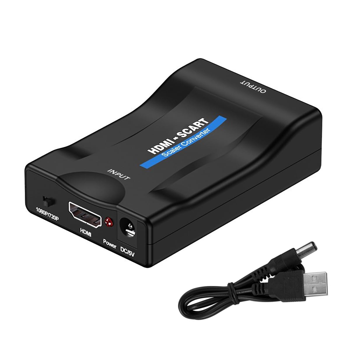 Konwerter HDMI na Scart PAL/NTSC 1080p Adapter do SKY HD Blu-Ray HDTV PC
