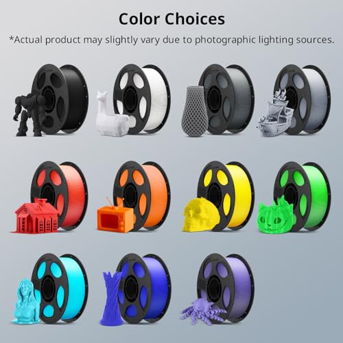 Image of ANYCUBIC PLA+ 3D Printer Filament Bundle, PLA Plus 1.75mm Dimensional Accuracy + /- 0.02mm, Fit Most FDM 3D Printers, 1KG Reusable Spool, 2KG Black+Black