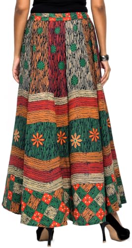 Image of Premium Cotton Skirt for Women with Pocket, Free Size