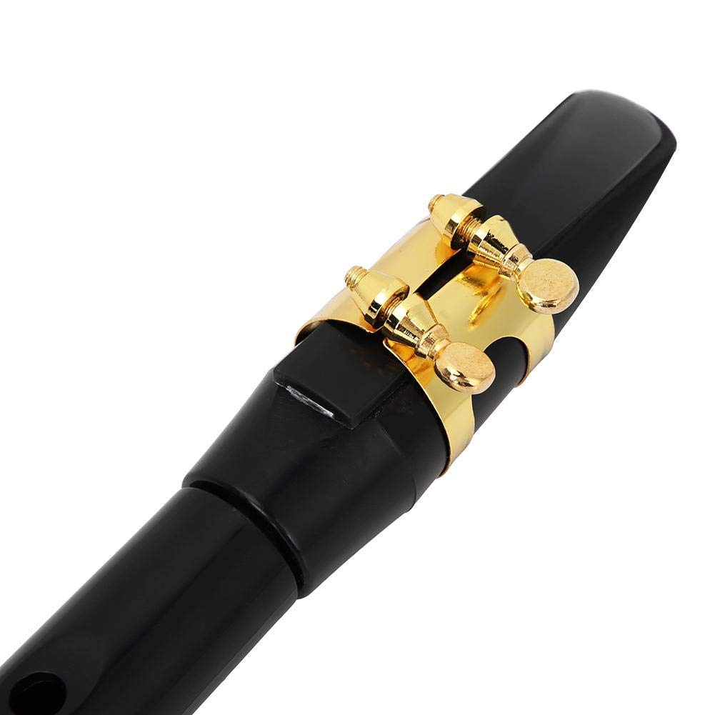 Saxofón portátil de Bolsillo Sax Saxofón Mini de Bolsillo con Bolsa de Almacenamiento de láminas