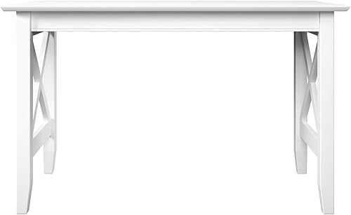 Miniatura 4 de AFI Lexi - Escritorio para computadora de oficina en casa, color blanco