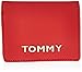 Produktbild Tommy Hilfiger Damen Item Statement Med Za Geldbörse, Mehrfarbig (Tommy Red Mix), 2x8.5x11 cm