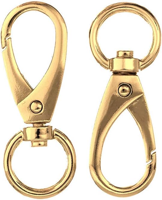 Paracord Planet 1/2 Inch Swivel Snap Hooks – Gold – Keychains & Lanyards – Various Pack Sizes