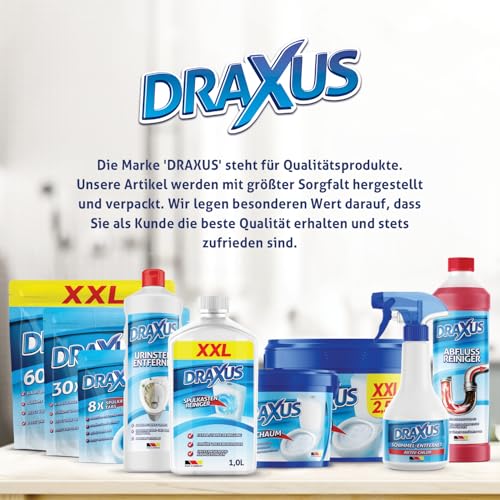 DRAXUS WC Schaum (1 kg) I Extra Stark I WC Reiniger Schaum entfernt kraftvoll Kalk & Urinstein I Sorgt für Glanz und frischen Duft 6