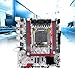 OLurkthu X99 Motherboard Kit, X99G757 Desktop Gaming Motherboard LGA 2011-3 DDR3 HM55 Chip Support E5 2666/2673/2676/2696 V3 CPU, with SATA and Switch Cables