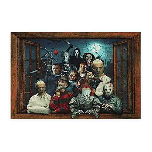 CCWACPP Poster Film horror sulla finestra Stampa