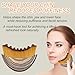 2PCS Lymphatic Contour Face Brush for Lymphatic Drainage, Facial Sculpting & De-Puffing – Ergonomic Dry Brush Massager for Jawline, Chin & Face, Improves Skin Glow