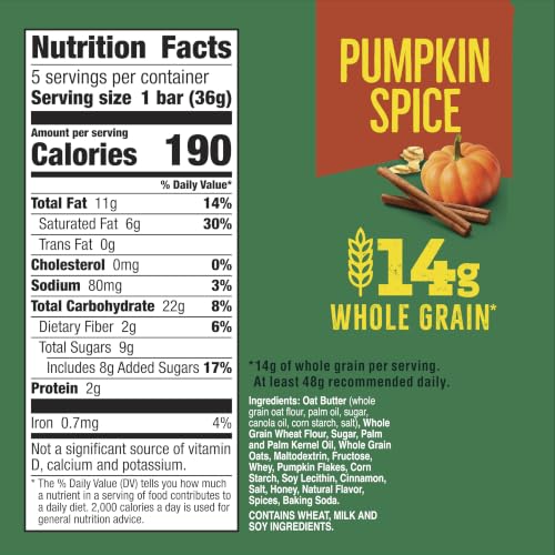 Image of Nature Valley Crispy Creamy Wafer Bars, Pumpkin Spice, Limited Edition Flavor, 5 Bars, 6.5 oz