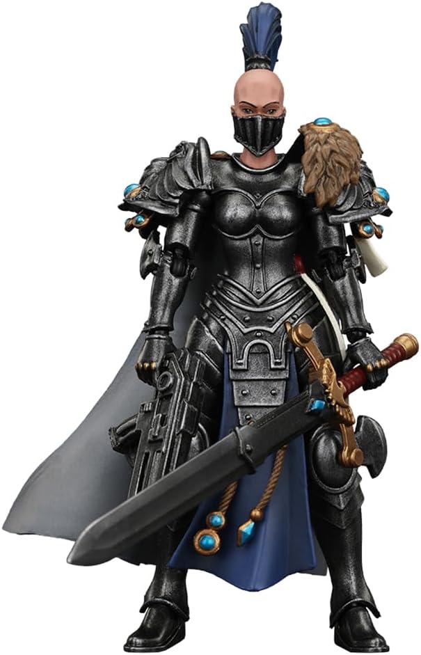 JOYTOY Warhammer The Horus Heresy Sisters of Silence Argent Lynx Vigilator Cadre 3Pack- 4.17in 1/18 Action Figure with Exquisite Design, Gifts for Fans & Collectors