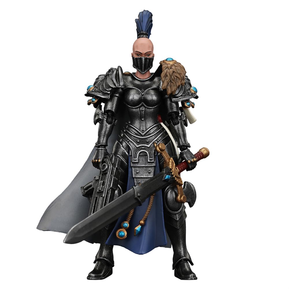 JOYTOY Warhammer The Horus Heresy Sisters of Silence Argent Lynx Vigilator Cadre Vigilator 1-4.17in 1/18 Action Figure with Exquisite Design