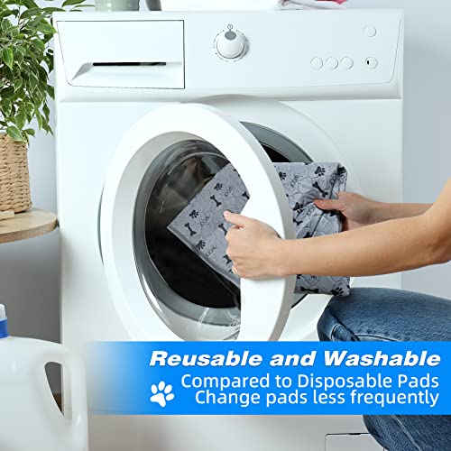 Bregdosy Washable Pee Pads For Dogs,Reusable Pet Pee Pads,Puppy Pads With Fast Absorbent,Waterproof And Non-Slip Pet Training Pads ,Protective Pads For Dog Fences And Training (24X24(2Pack)) #TOP5