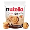 Nutella Biscuits, 20 Count Cookies, Hazelnut Spread with Cocoa, Holiday Christmas Cookies, 9.7 oz