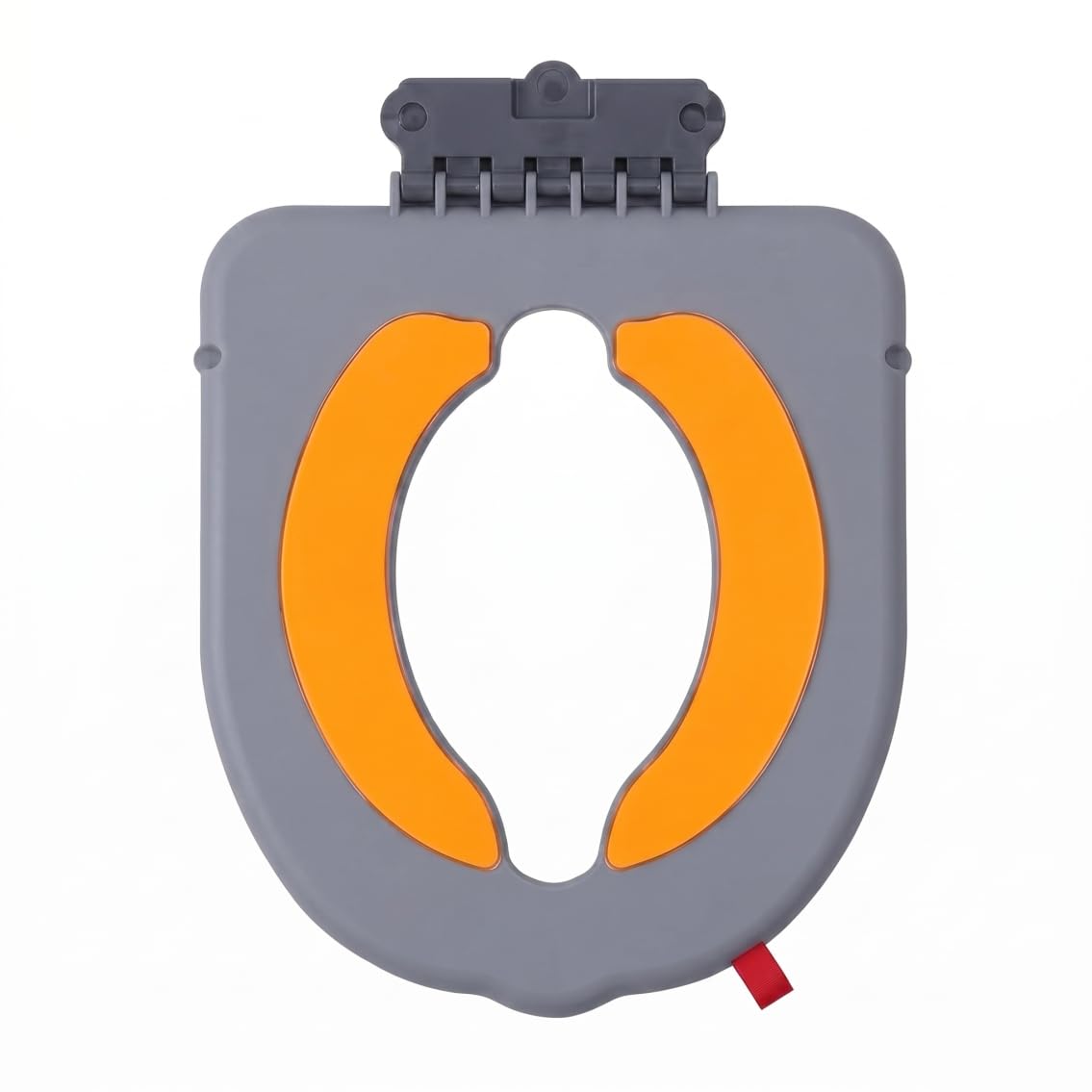 Kids Toilet Seat, Kids Auxiliary Toilet Seat - Flexible Tpe Cushion, Portable With Hook, Fits Most Toilets, Gray, Auxiliary, Children