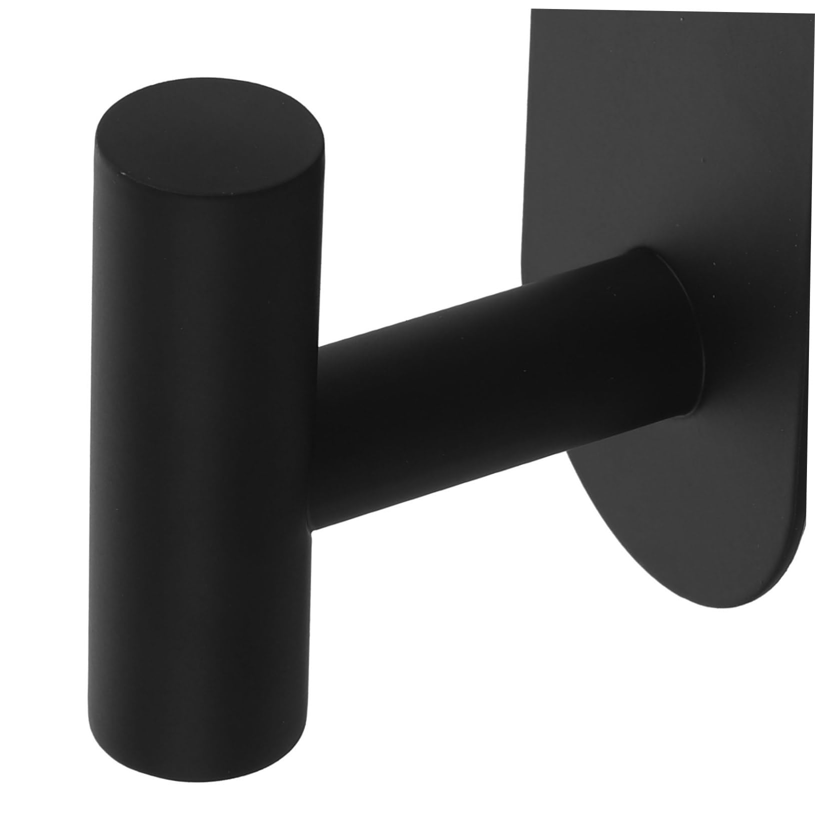Hemobllo 5 Set Gancio Adesivo in Acciaio Inossidabile A Forma Di Opaco Asciugamano Ganci Da Abbigliamento Sospeso Gancio Decorativo Gancio Per Asciugamani Da Doccia Zaino Nero 2 Pezzi*5